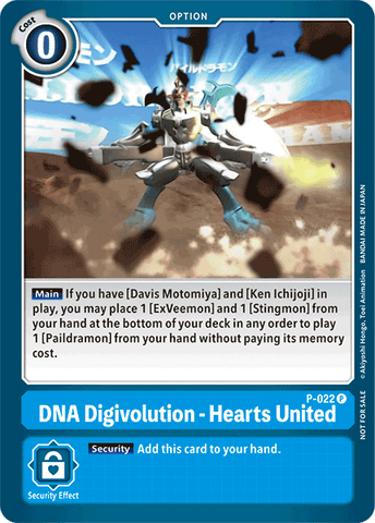 DNA Digivolution - Hearts United [P-022] [Promotional Cards]