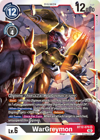 WarGreymon [BT12-070] [Across Time]