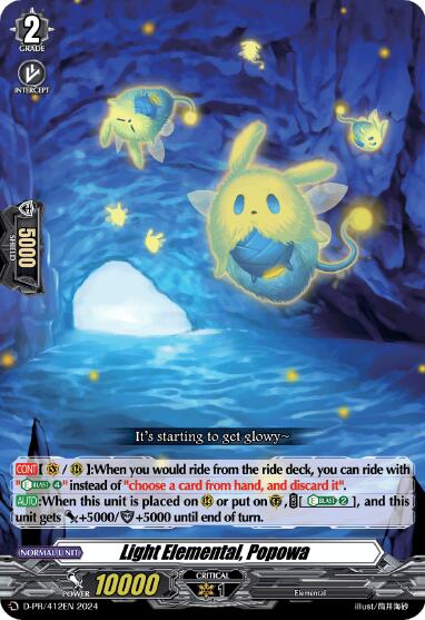 Light Elemental, Popowa (D-PR/412EN) [D Promo Cards]