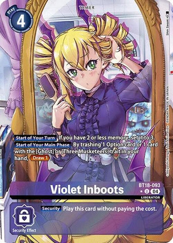 Violet Inboots [BT18-093] (Alternate Art) [Release Special Booster Ver.2.0]