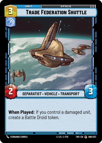 Trade Federation Shuttle (060/257) [Twilight of the Republic]