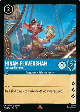 Hiram Flaversham - Intrigued Inventor (159/204) [Azurite Sea]