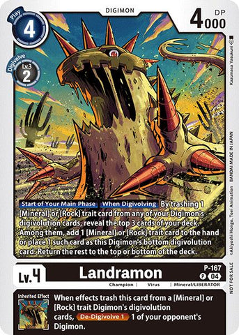 Landramon [P-167] (Store Tournament 2025 Vo.1 Participation Pack) [Promotional Cards]