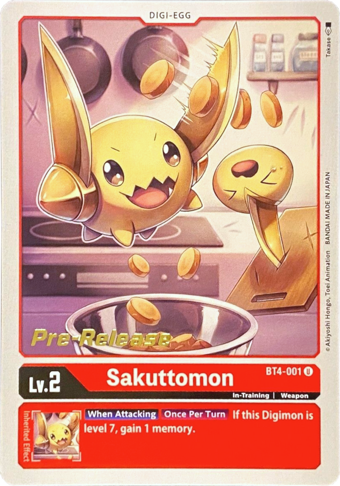 Sakuttomon [BT4-001] [Great Legend Pre-Release Promos]