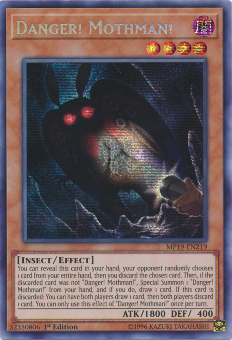 Danger! Mothman! [MP19-EN219] Prismatic Secret Rare