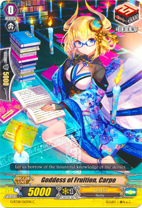 Goddess of Fruition, Carpo (G-BT08/063EN) [Absolute Judgment]