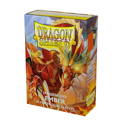 Dragon Shield: Japanese Size 60ct Sleeves - Ember (Dual Matte)