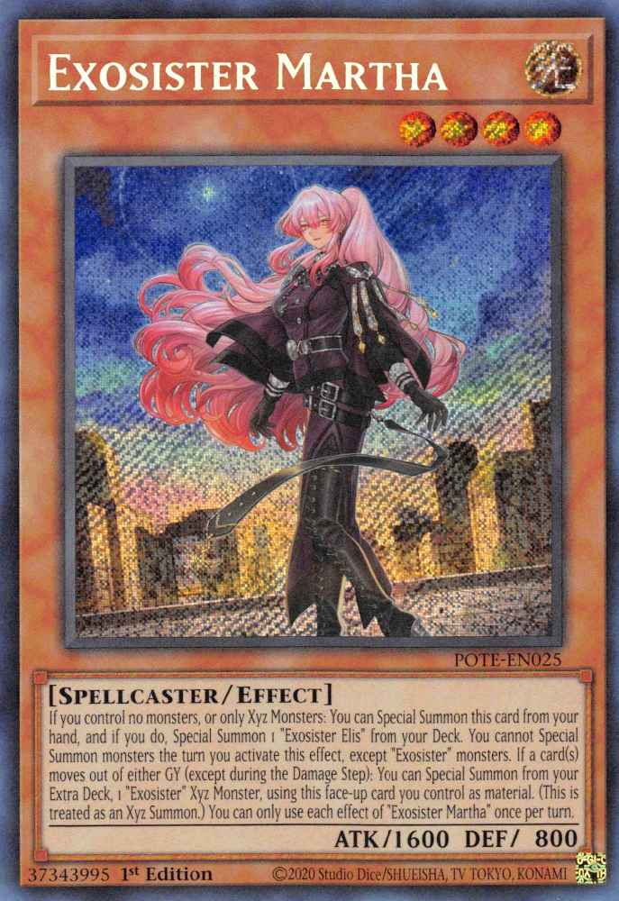 Exosister Martha [POTE-EN025] Secret Rare