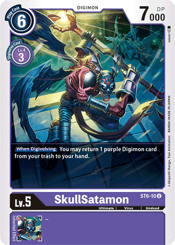 SkullSatamon [ST6-10] [Starter Deck: Venomous Violet]