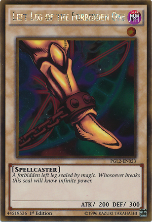 Left Leg of the Forbidden One [PGL2-EN023] Gold Rare