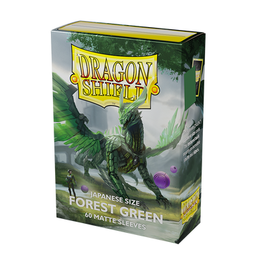 Dragon Shield: Japanese Size 60ct Sleeves - Forest Green (Matte)