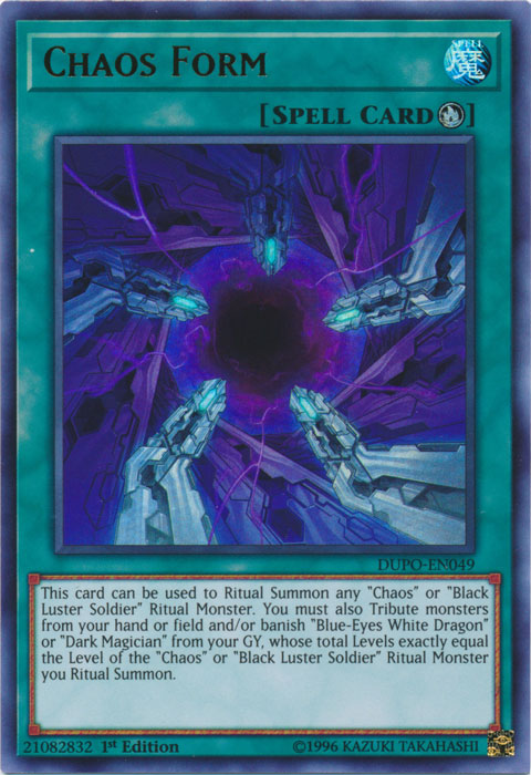 Chaos Form [DUPO-EN049] Ultra Rare