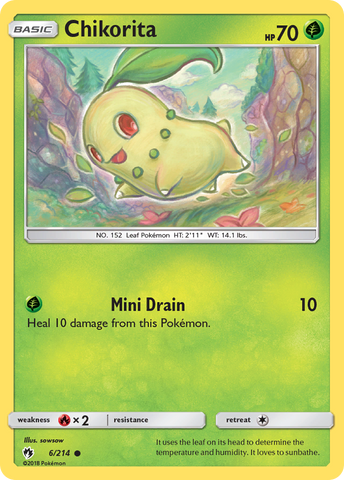 Chikorita (6/214) [Sun & Moon: Lost Thunder]