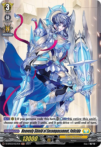 Heavenly Shield of Encompassment, Felicida (D-BT03/H37EN) [Advance of Intertwined Stars]