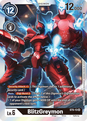 BlitzGreymon [ST5-13] [Starter Deck: Machine Black]