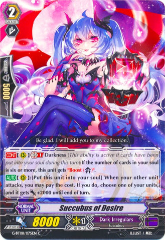 Succubus of Desire (G-BT08/075EN) [Absolute Judgment]