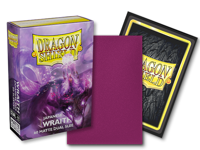 Dragon Shield: Japanese Size 60ct Sleeves - Wraith (Dual Matte)