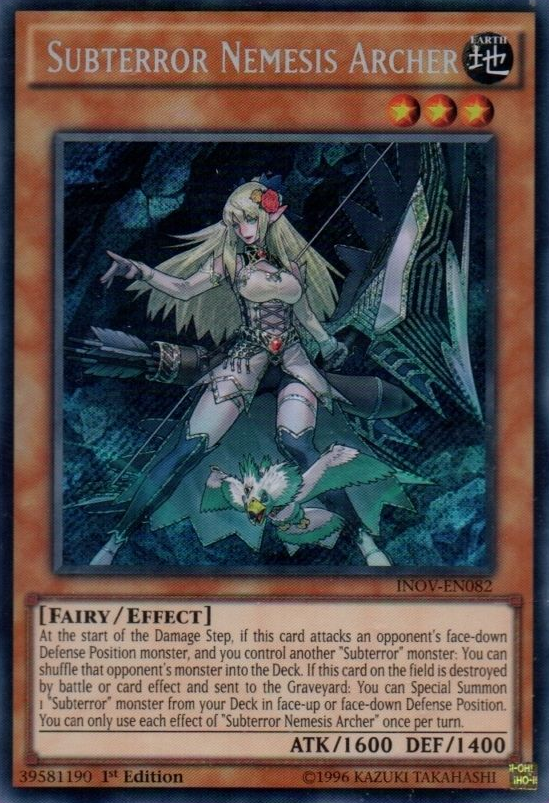 Subterror Nemesis Archer [INOV-EN082] Secret Rare